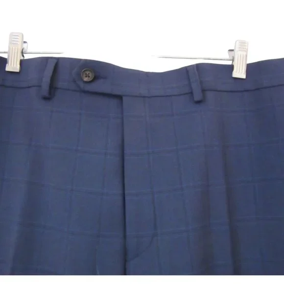 New w Tags, Men's Ralph Lauren Navy & Black Pin Stripe Dress Pants in Sz 34/32 - Picture 3 of 7